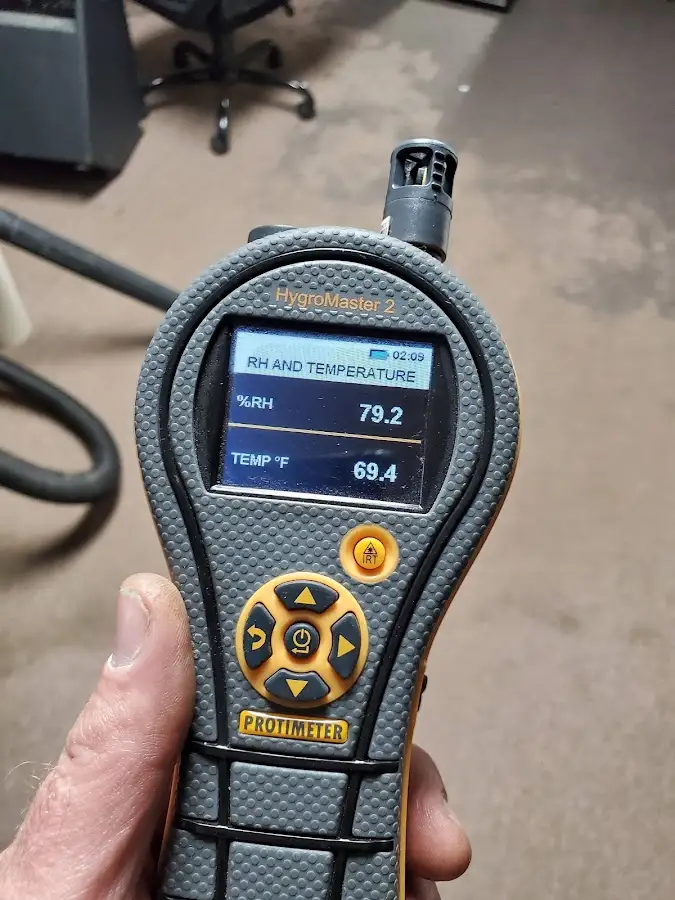 Moisture meter humidity assessment for Mold Remediation & Removal in Lindstrom